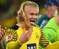 Com gol do 'cometa' Haaland, Borussia Dortmund vence Hoffenheim nos acrscimos
