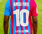 Ansu Fati herda a camisa 10 de Messi no Barcelona