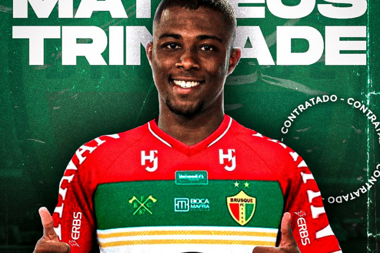 Brusque oficializa contratao do volante Matheus Trindade, ex-Nutico