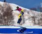 Brasileiro Andr Barbieri para nas quartas do snowboard na Paralimpada de Inverno