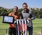 Ex-Santa Cruz, Keno  homenageado pelo Atltico-MG aps completar 100 jogos