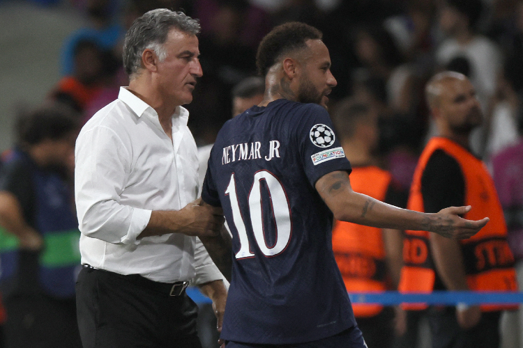 Para Galtier, Neymar 'd o melhor equilbrio defensivo' do trio de ataque do PSG