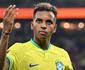 Autor da assistncia para o gol da Seleo, Rodrygo celebra entrosamento com Casemiro