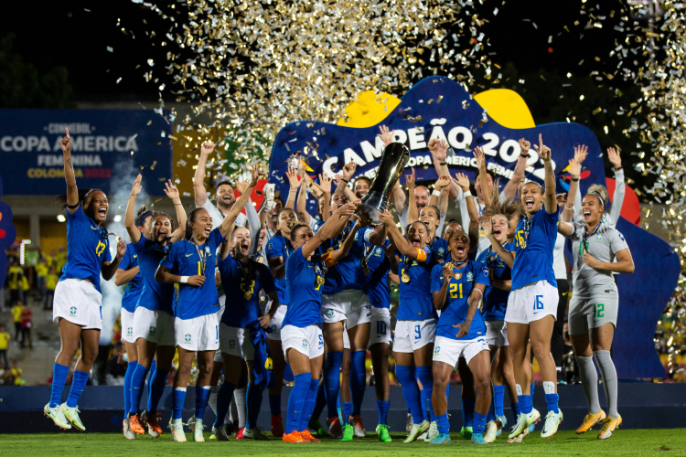Seleção brasileira de futebol feminino é campeã da Copa América