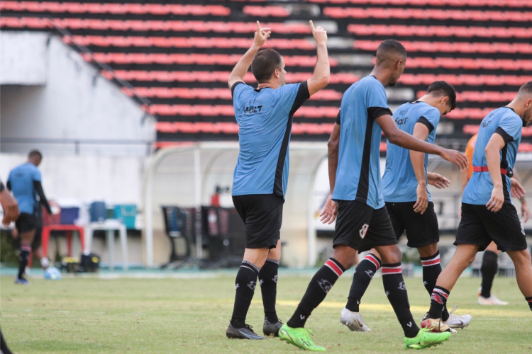 Com dois de Pipico, Santa Cruz empata com Botafogo-PB em jogo-treino