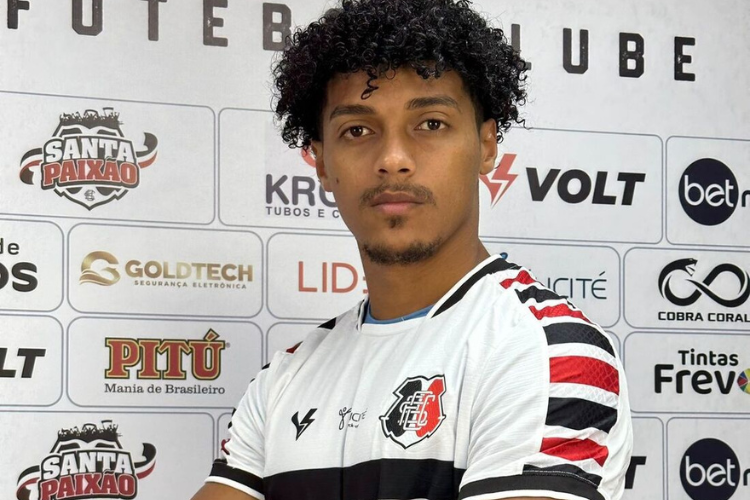 Rhuan Rodrigues fala sobre peso da camisa e tamanho do desafio no Santa Cruz