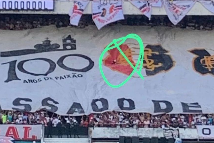 Torcedora se arrisca ao subir no bandeiro em jogo do Santa Cruz e Sousa-PB; veja o vdeo