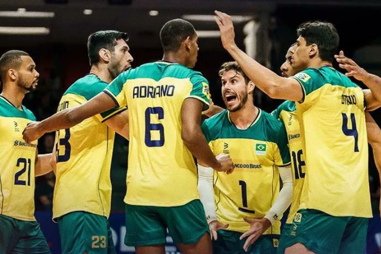 Brasil supera a Alemanha na estreia da Liga das Naes Masculina
