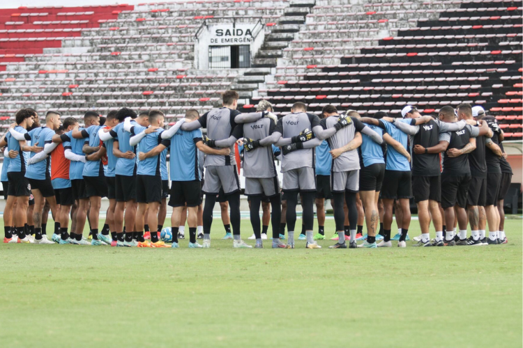 Santa Cruz encerra preparao para jogo contra o Globo-RN com novidades; veja provvel time
