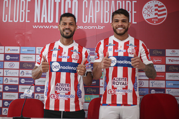 Apresentados, Elton e Berguinho se colocam  disposio para estrear no Nutico