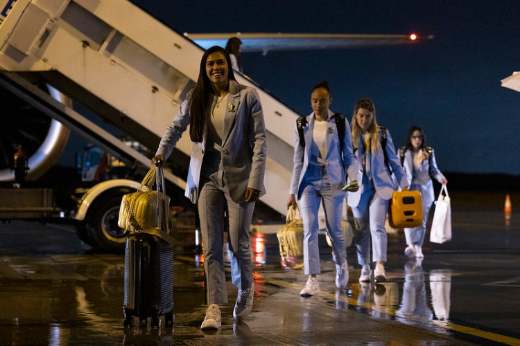 Seleo Brasileira j est na Austrlia para a Copa do Mundo Feminina