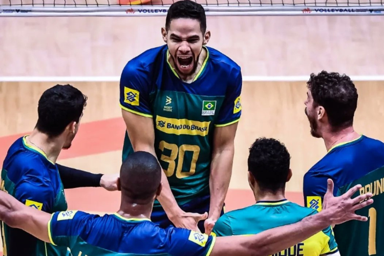 Brasil estreia na Liga das Nações de Vôlei com derrota para a