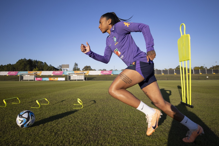 <i>(Foto: Thais Magalhães/CBF)</i> <i>(Foto: Thais Magalhães/CBF)</i>