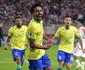 Brasil faz trs gols para valer um, vence Peru e lidera Eliminatrias