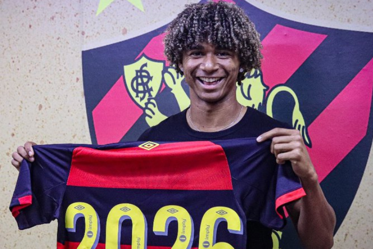Com passagem pela Seleo Brasileira Sub-17, Lima renova vnculo com o Sport at 2026