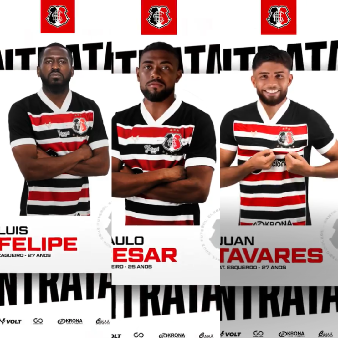 Santa Cruz anuncia mais quatro reforos para a temporada 2024 
