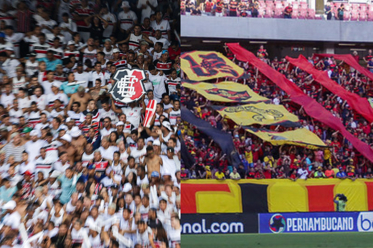 Nas redes sociais, torcedores tem preocupao com jogos de Santa Cruz e Sport no mesmo dia