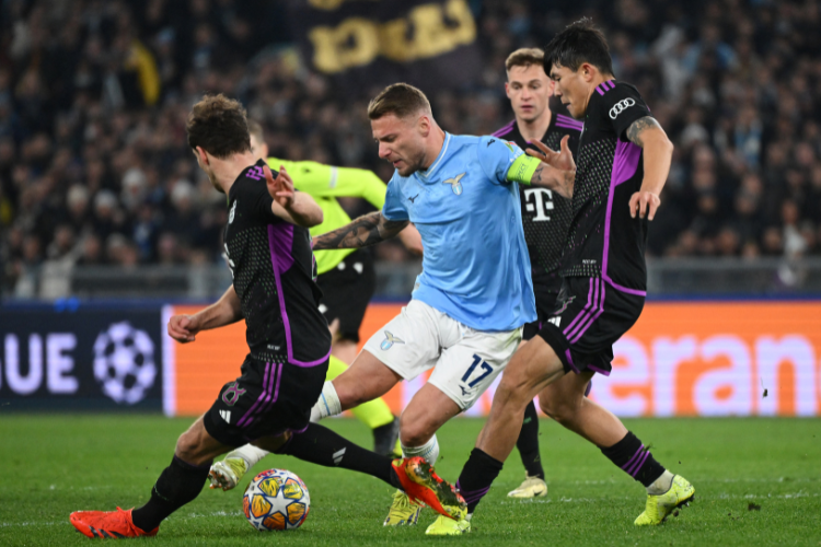 Lazio vence Bayern e abre vantagem nas oitavas da Champions