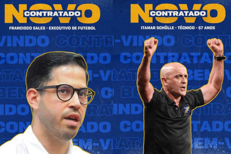 Retr oficializa Itamar Schlle e Francisco Sales, do Santa Cruz, por emprstimo at o final da Srie D 