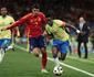 Em jogo de trs pnaltis, Brasil empata com a Espanha em amistoso no Bernabu