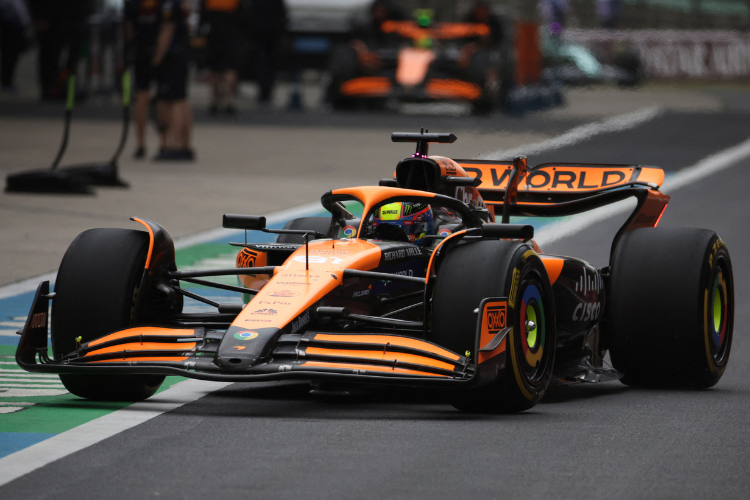 F1: Sob chuva, Lando crava pole para sprint do GP da China; confira