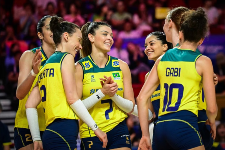 Brasil vence Alemanha na Liga das Naes feminina e amplia marca