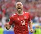 Com gol do sobrevivente Eriksen, Dinamarca estreia com empate na Eurocopa 