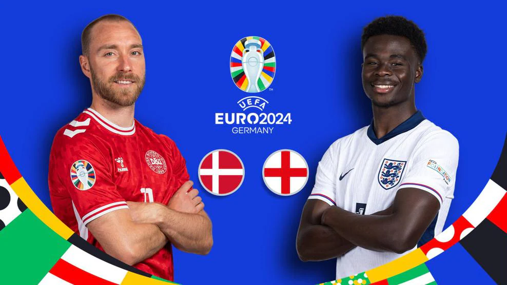 Onde assistir Dinamarca x Inglaterra ao vivo na Eurocopa 