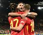 Espanha leva susto, mas se recupera e goleia a Gergia 