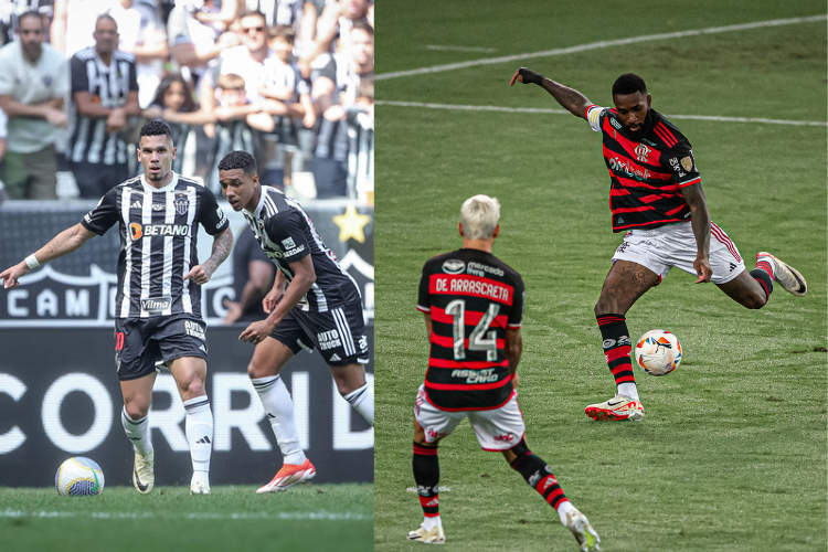 <i>(Foto: Crdito: Crdito: Pedro Souza / Atltico / Paula Reis / Flamengo)</i>