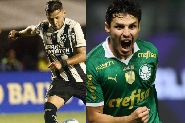 <i>(Foto: Crédito: Vitor Silva/Botafogo/Cesar Greco/Palmeiras)</i> <i>(Foto: Crédito: Vitor Silva/Botafogo/Cesar Greco/Palmeiras)</i>