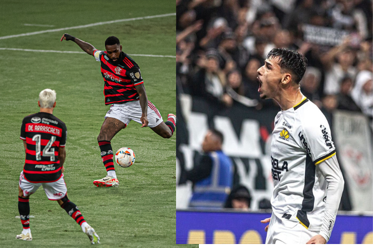<i>(Foto: Crédito: Paula Reis / Flamengo / Cleiton Ramos / Criciúma)</i> <i>(Foto: Crédito: Paula Reis / Flamengo / Cleiton Ramos / Criciúma)</i>