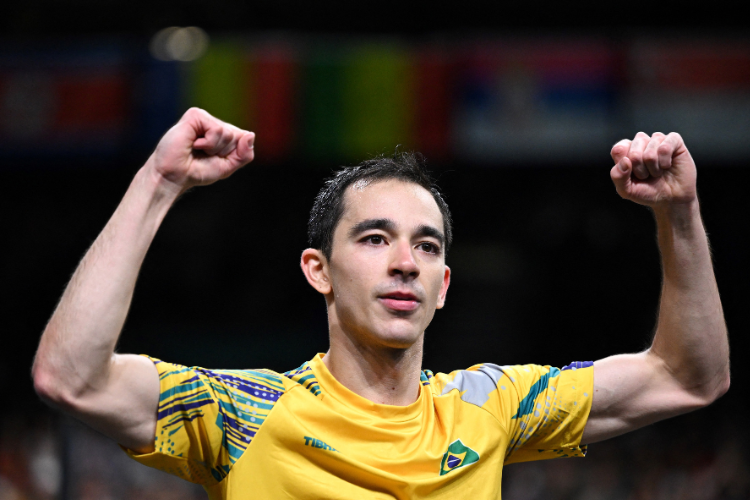 Olimpadas 2024: Tnis de Mesa: Hugo Calderano elimina sul-coreano e vai s semifinais