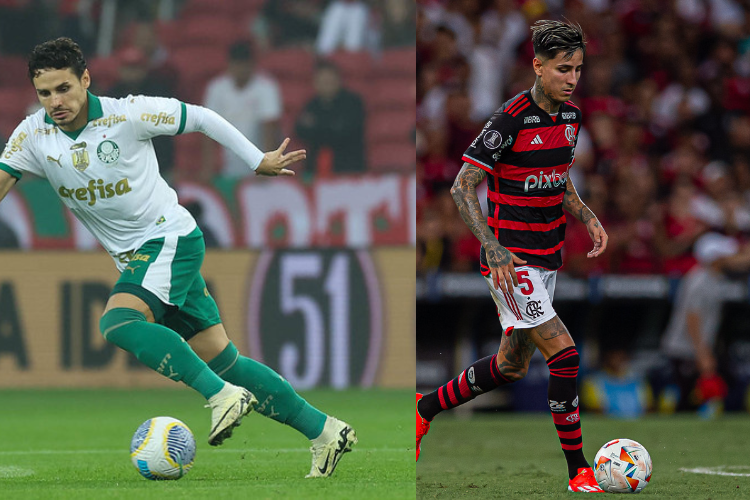 <i>(Foto: Crédito: Cesar Greco / Palmeiras / Paula Reis / Flamengo)</i> <i>(Foto: Crédito: Cesar Greco / Palmeiras / Paula Reis / Flamengo)</i>