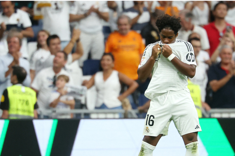 Endrick marca na estreia e Real Madrid vence Valladolid