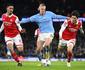 Com gol nos acrscimos, City arranca empate contra Arsenal e mantm liderana