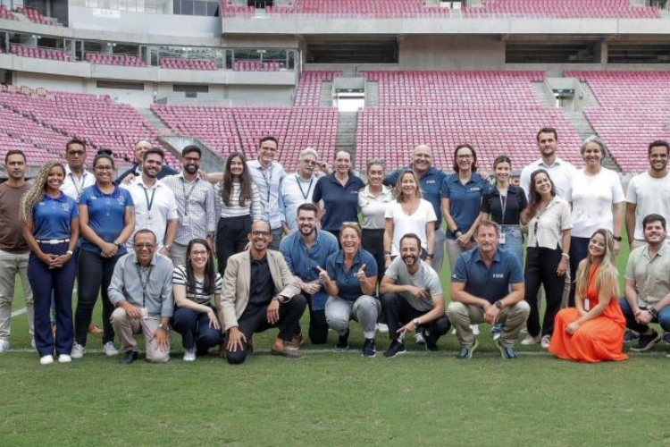 Arena de Pernambuco recebe segunda inspeo como candidata a sede da Copa do Mundo Feminina de 2027