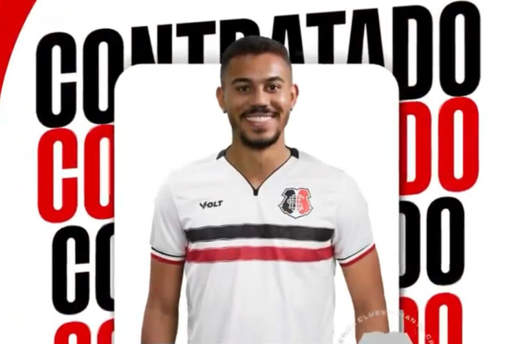 Santa Cruz oficializa a contratao do lateral-esquerdo Gabriel Rodrigues, ex-Aparecidense