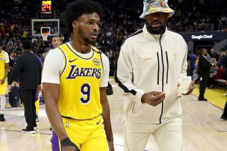 Bronny James impressiona, mas Lakers perdem mais uma na pr-NBA