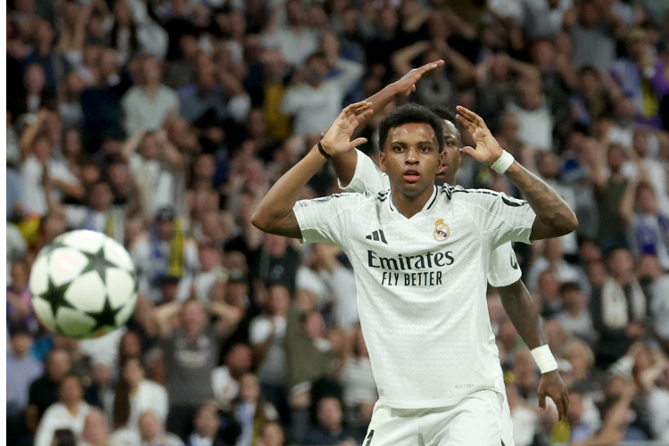 Real Madrid confirma leso de Rodrygo, que est fora do clssico contra o Bara