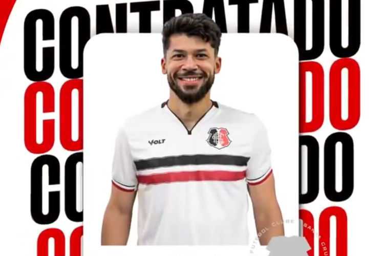 Santa Cruz oficializa a contratao do atacante Jhonatan Ribeiro, ex-Ypiranga-RS