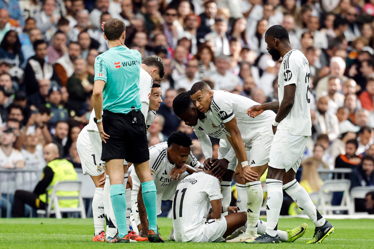 Real Madrid confirma a leso do atacante Rodrygo