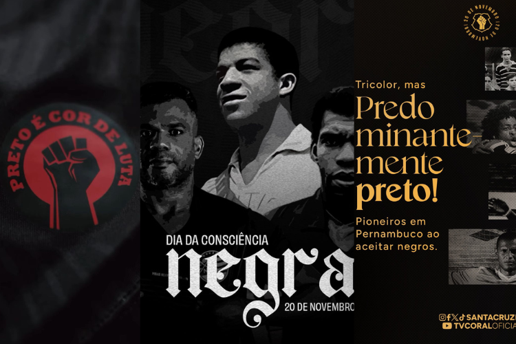 Dia da Conscincia Negra: clubes de Pernambuco refora luta contra o racismo
