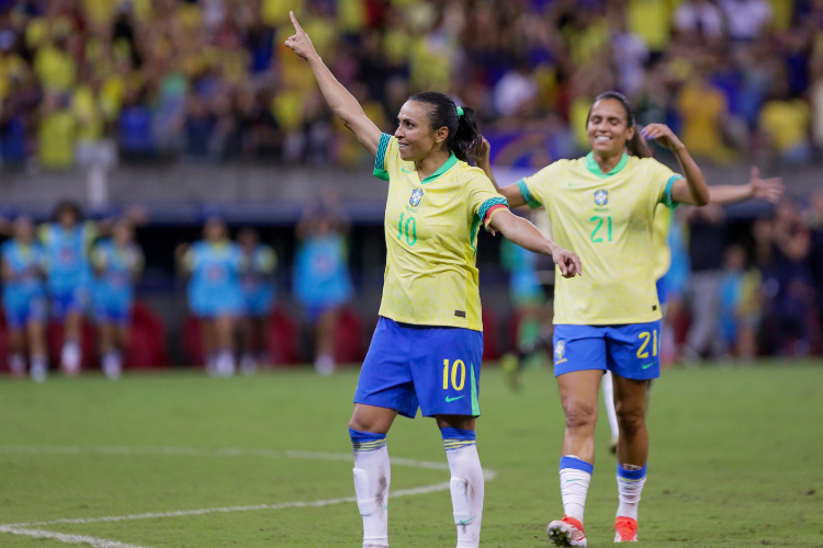 Golao na Arena Pernambuco: Marta concorre ao prmio de gol mais bonito no feminino