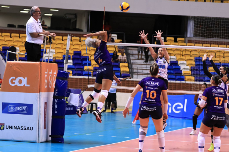 Recife Vlei estreia com derrota na Superliga B Feminina 2024/25