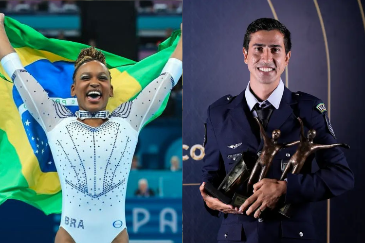 Caio Bonfim e Rebeca Andrade so destaques do Prmio Brasil Olmpico