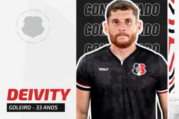 Santa Cruz anuncia a contratao do goleiro Deivity, ex-Nutico 