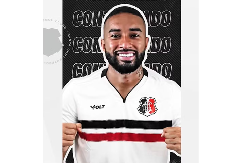 Contratao mais badalada do Santa Cruz, Rafinha se apresenta nesta segunda-feira (13) 